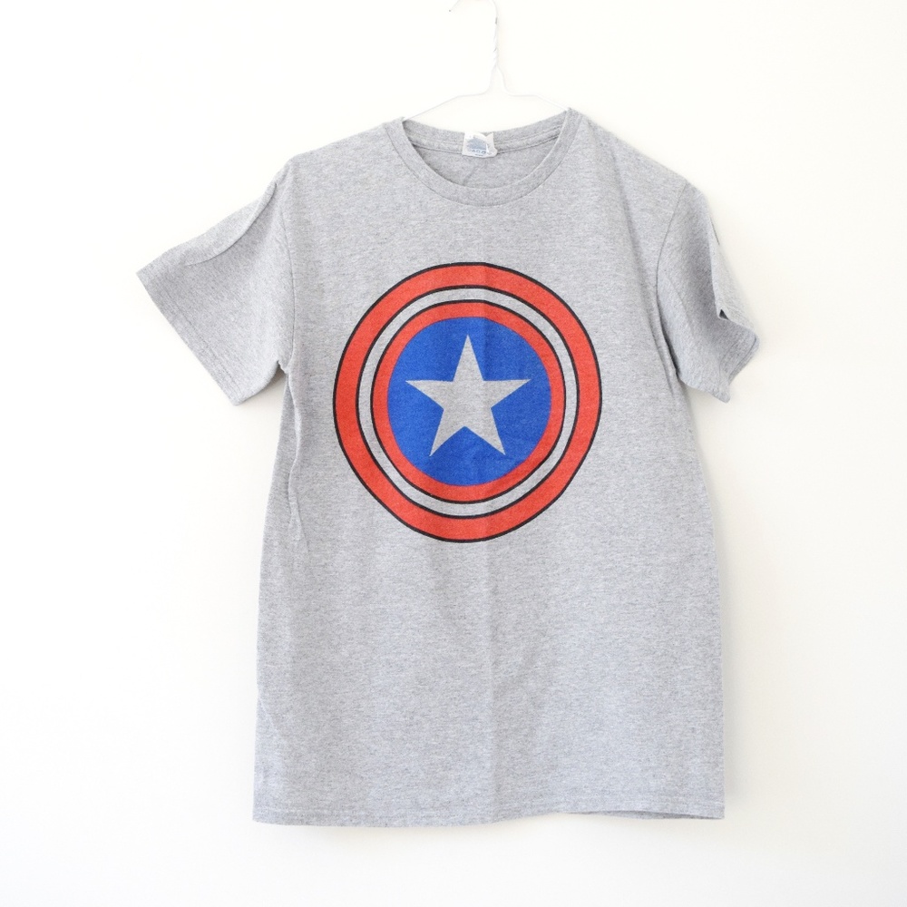 DISNEY MARVEL Captain America Comics Superhero T-shirt | Size S